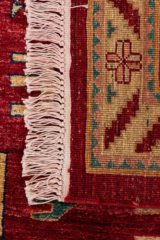 3' 4 x 4' 4 Hand Knotted Ziegler Wool Rug