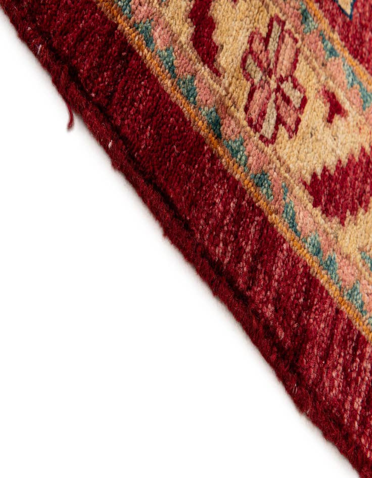 Detail image of 3' 4 x 4' 4  Hand Knotted Ziegler Wool Rug