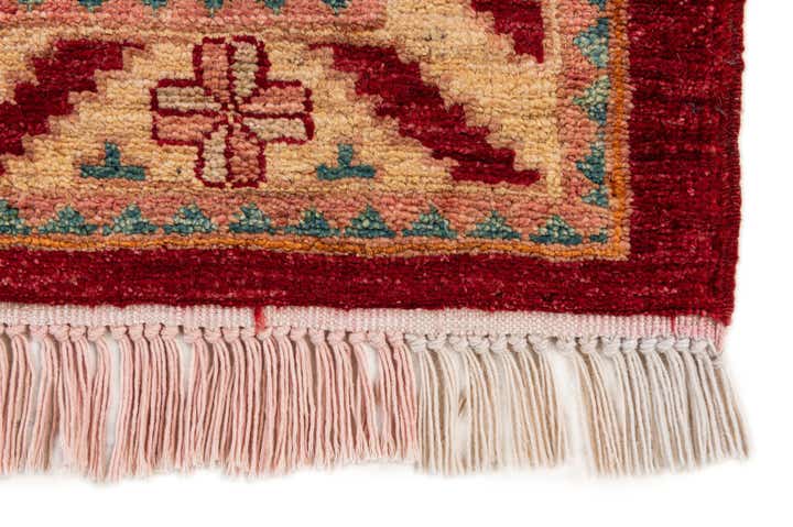 3' 4 x 4' 4 Hand Knotted Ziegler Wool Rug
