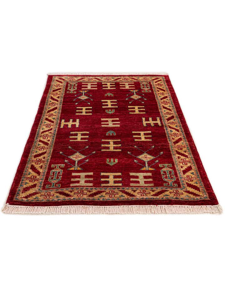 3' 3 x 4' 11 Hand Knotted Ziegler Wool Rug