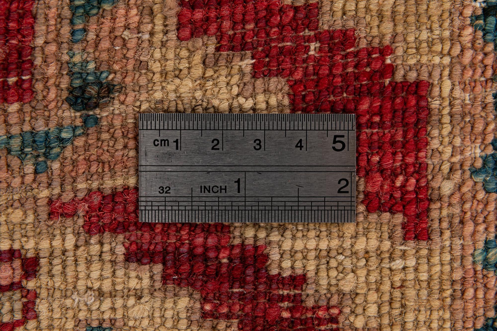 3' 3 x 4' 11 Hand Knotted Ziegler Wool Rug