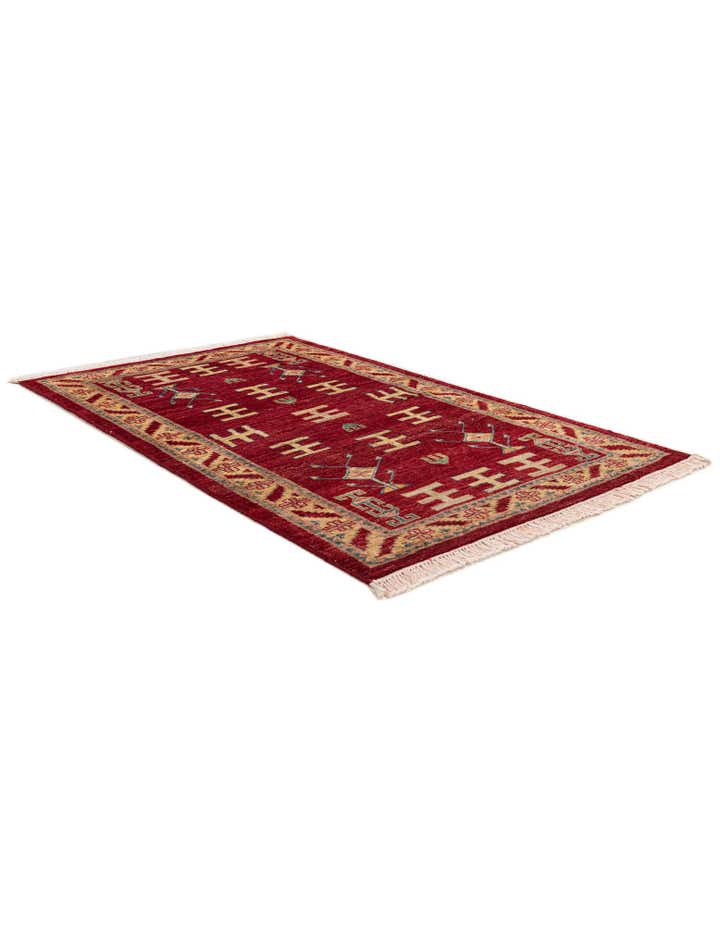 3' 3 x 4' 11 Hand Knotted Ziegler Wool Rug
