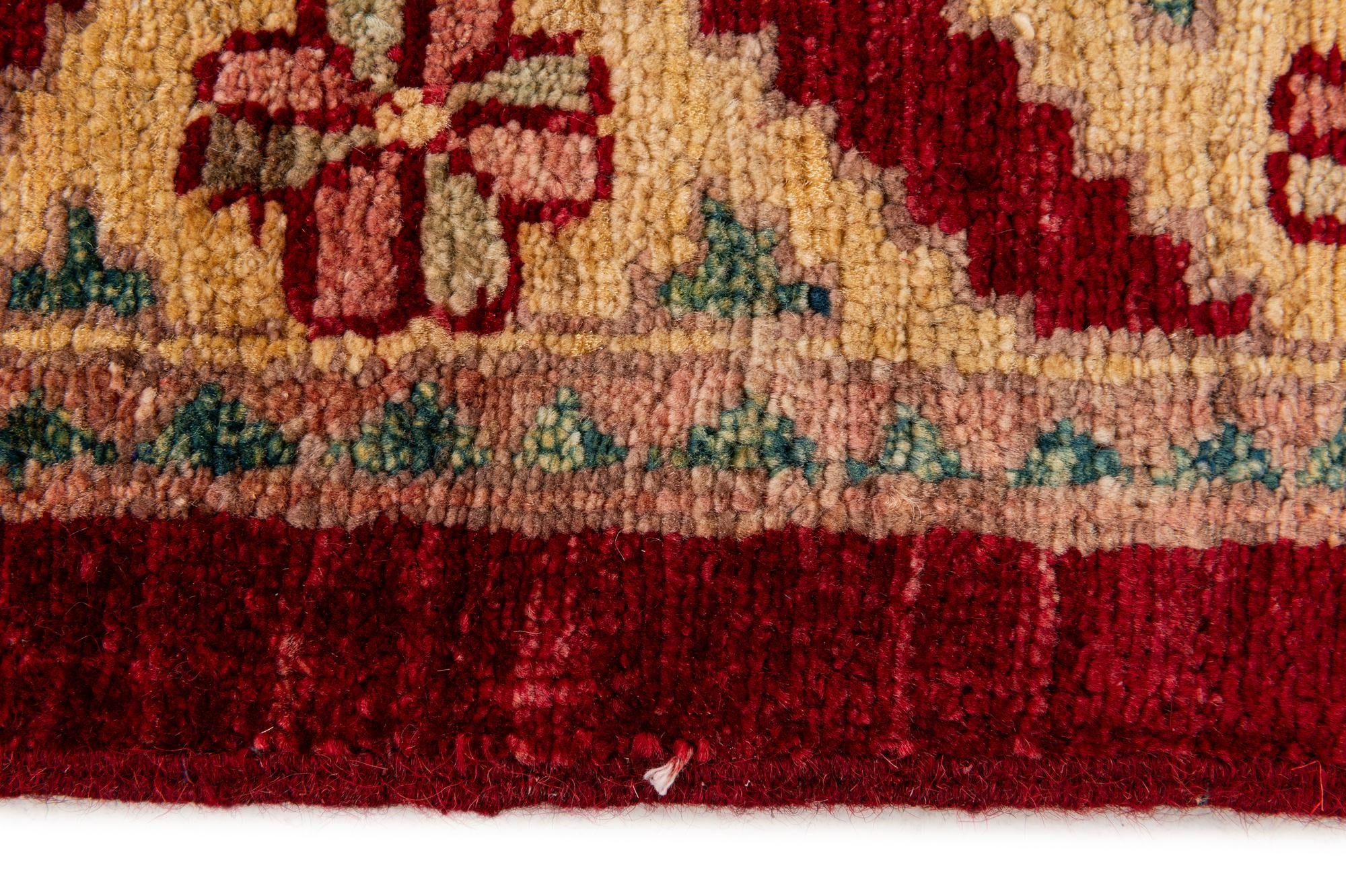 3' 3 x 4' 11 Hand Knotted Ziegler Wool Rug