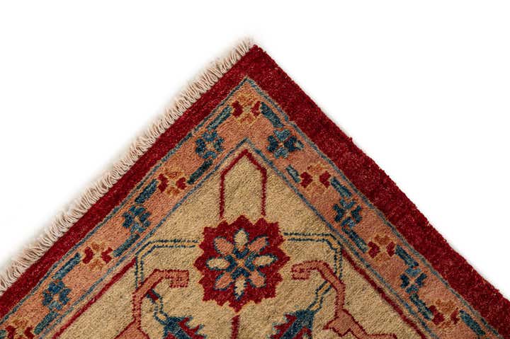 5' 8 x 8' 3 Hand Knotted Ziegler Wool Rug