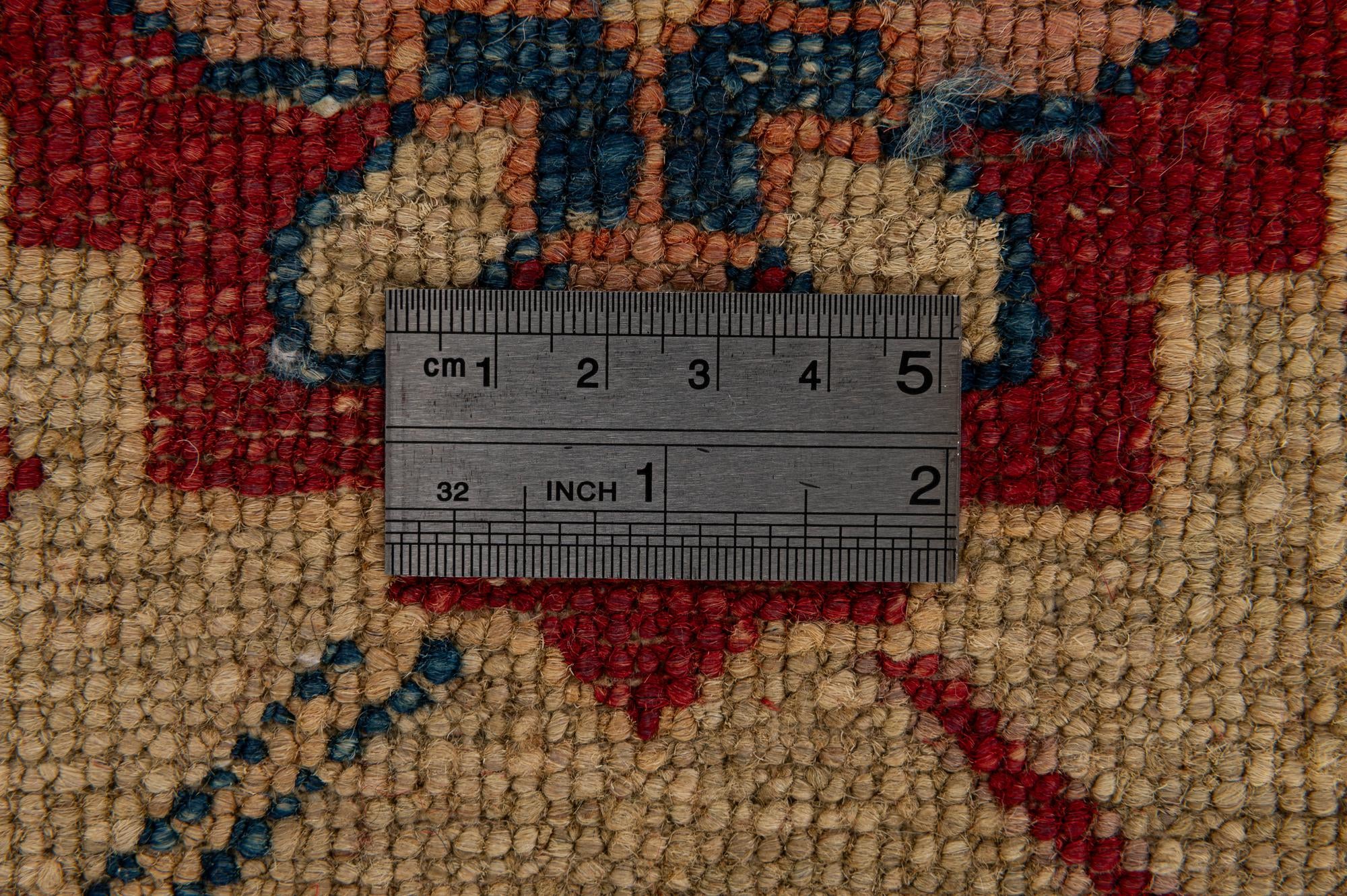 5' 8 x 8' 3 Hand Knotted Ziegler Wool Rug