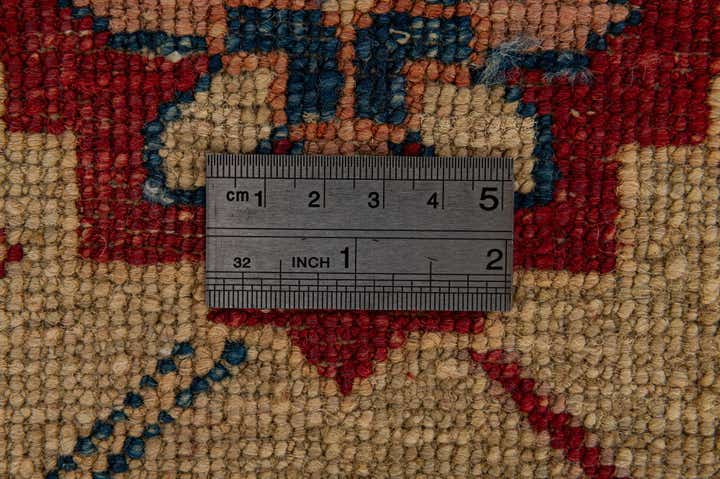 5' 8 x 8' 3 Hand Knotted Ziegler Wool Rug