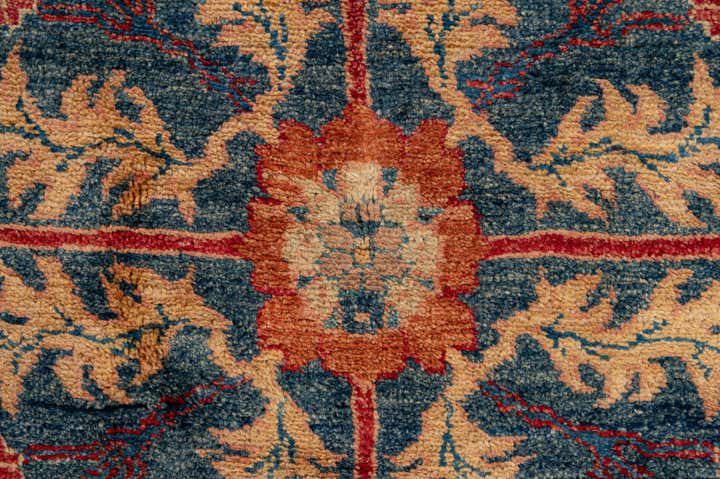 5' 8 x 8' 3 Hand Knotted Ziegler Wool Rug