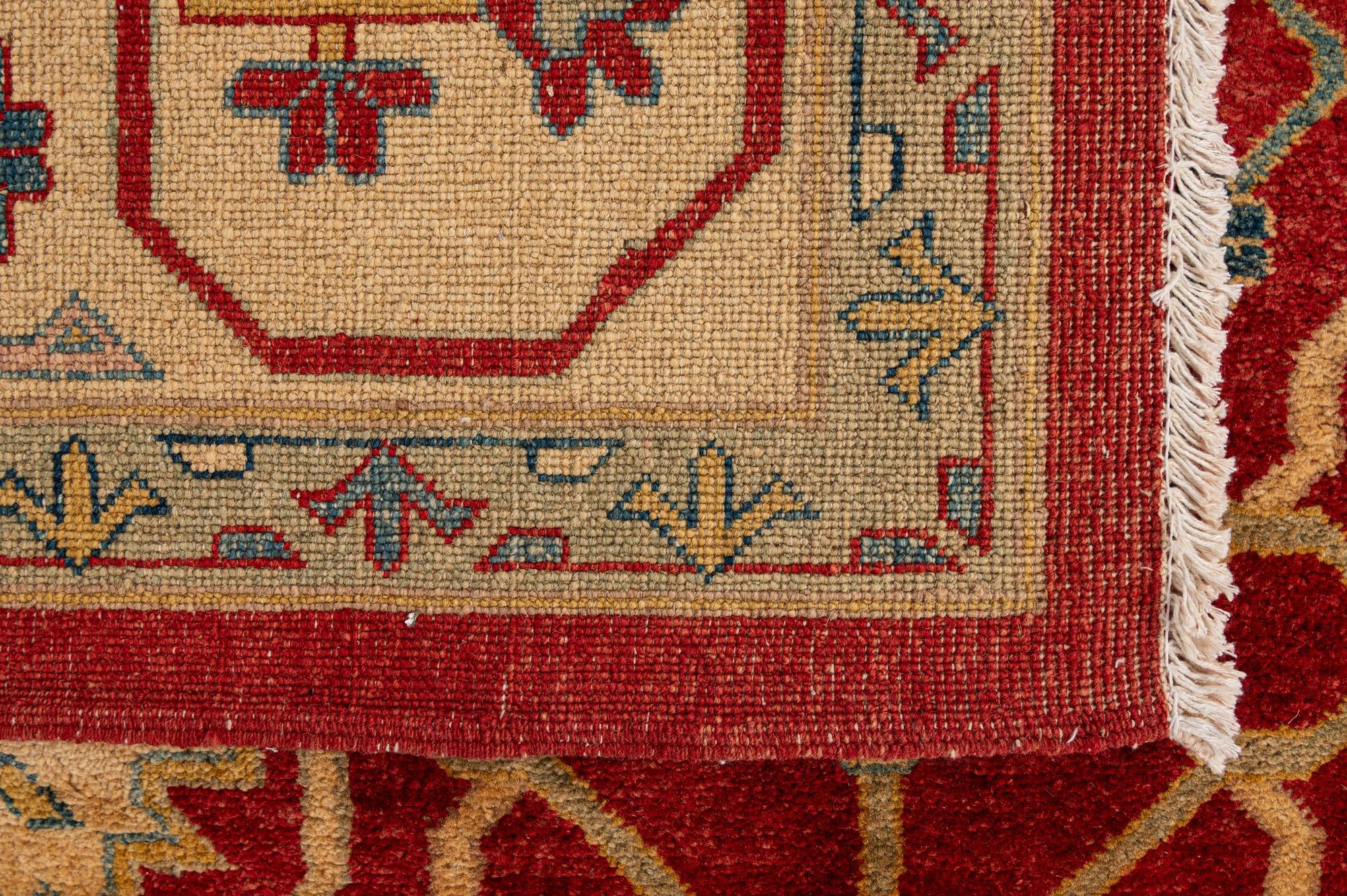 6' 6 x 10' Hand Knotted Ziegler Wool Rug