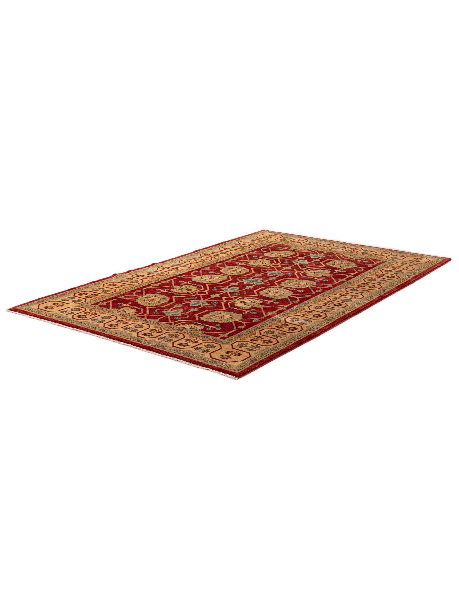 6' 6 x 10' Hand Knotted Ziegler Wool Rug