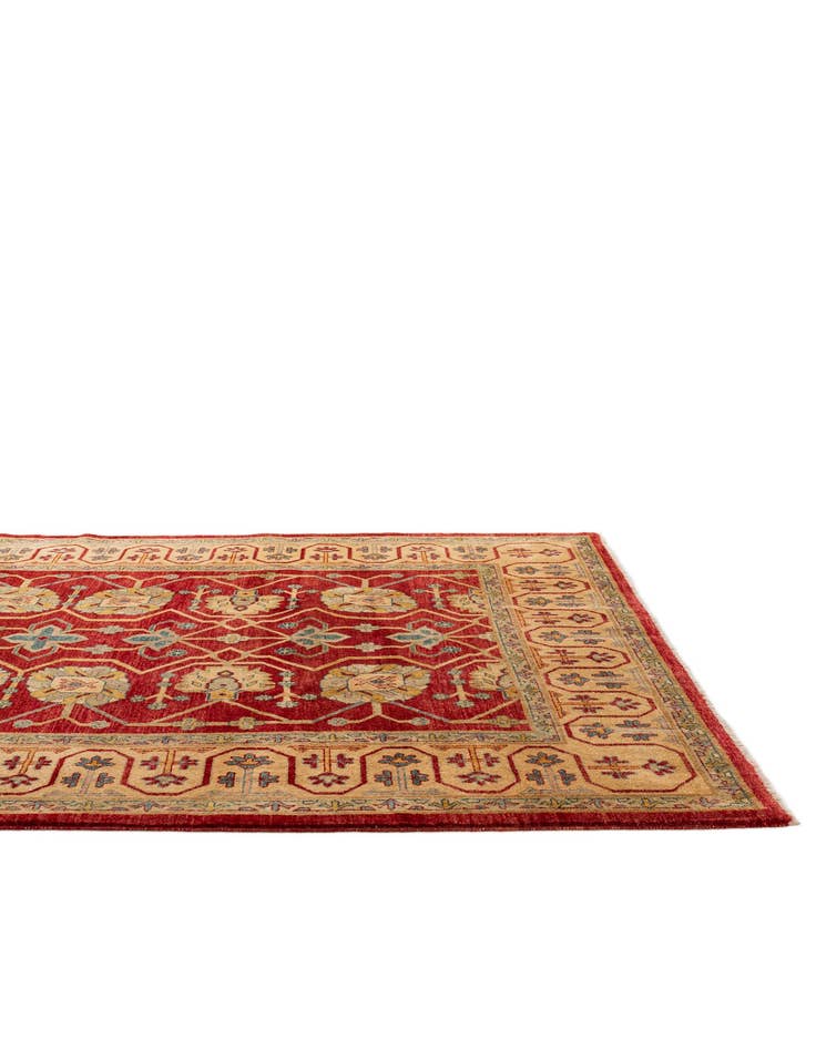 Detail image of 6' 6 x 10'  Hand Knotted Ziegler Wool Rug