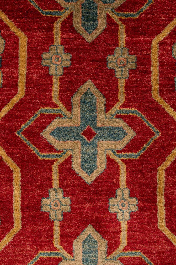 6' 6 x 10' Hand Knotted Ziegler Wool Rug