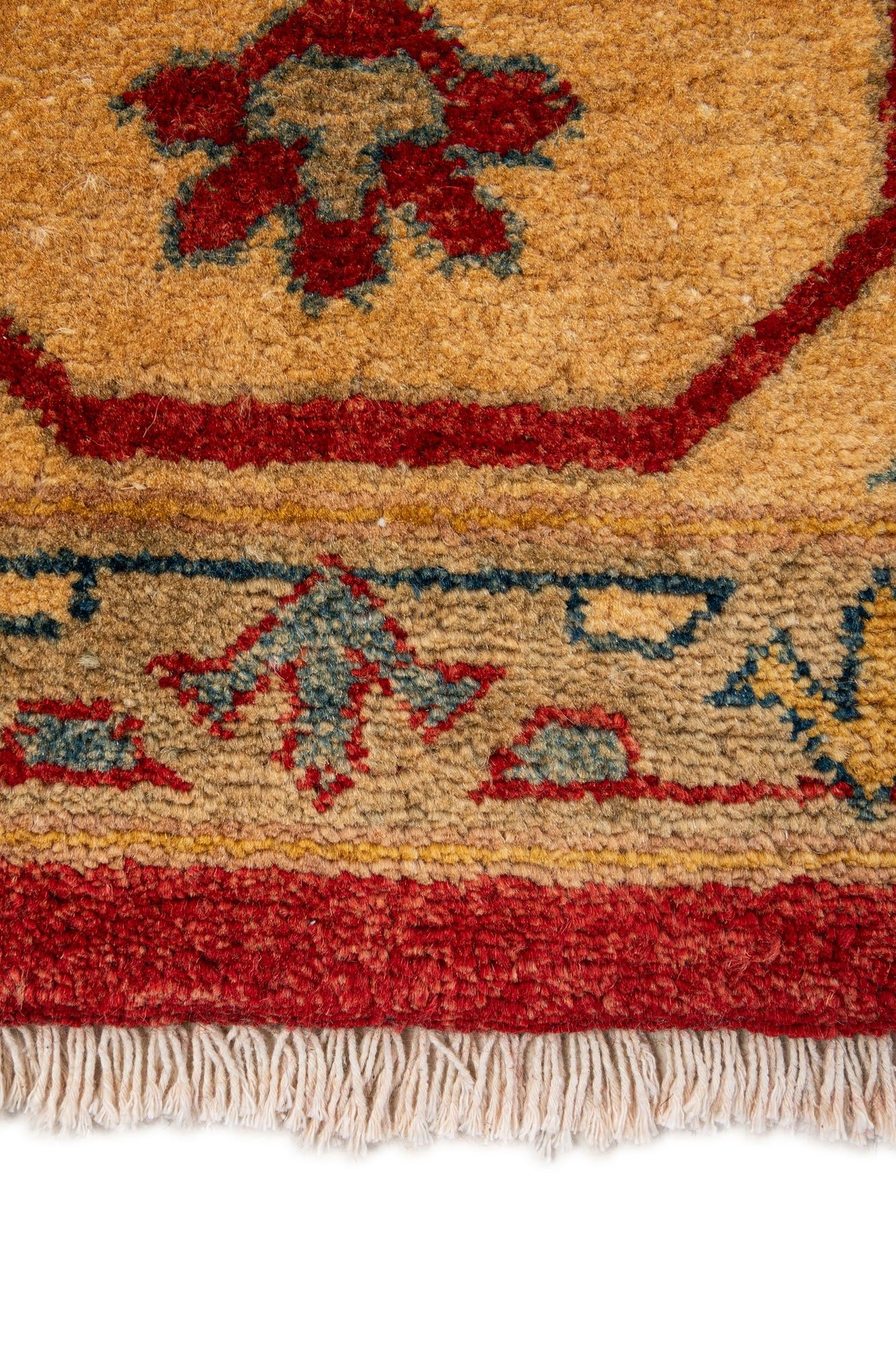 6' 6 x 10' Hand Knotted Ziegler Wool Rug