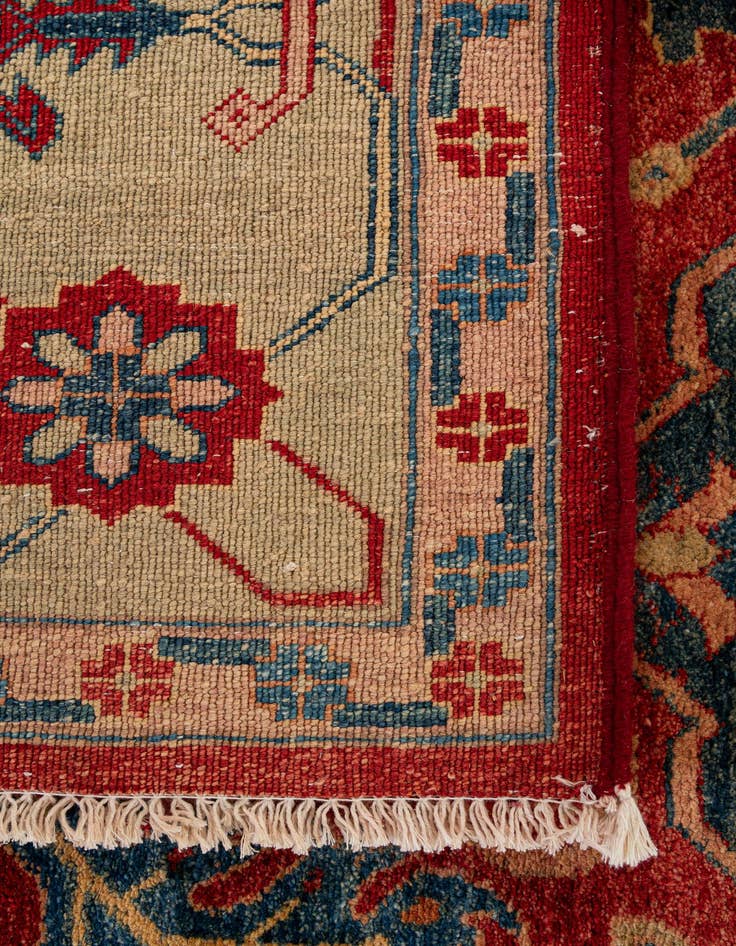 Detail image of 5' 6 x 8' 5  Hand Knotted Ziegler Wool Rug