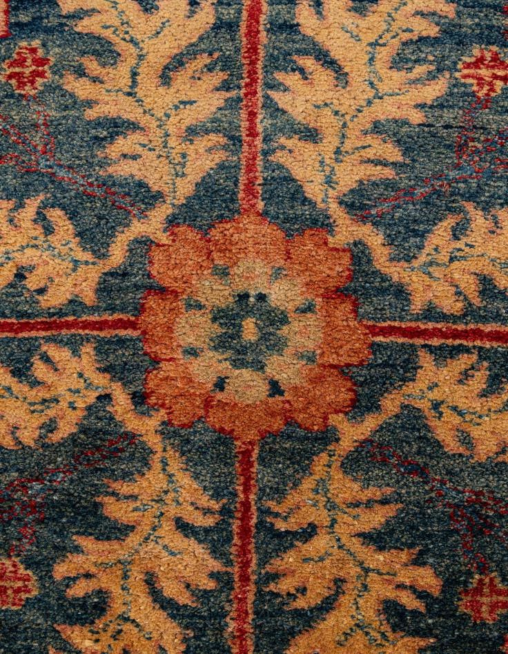 Detail image of 5' 6 x 8' 5  Hand Knotted Ziegler Wool Rug