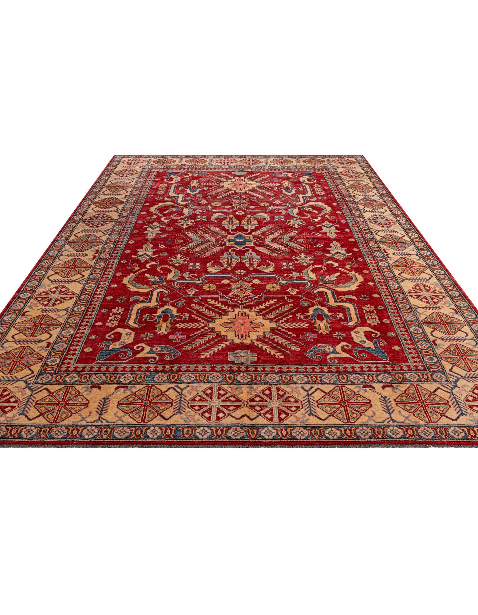 8' 11 x 12' 9 Hand Knotted Ziegler Wool Rug