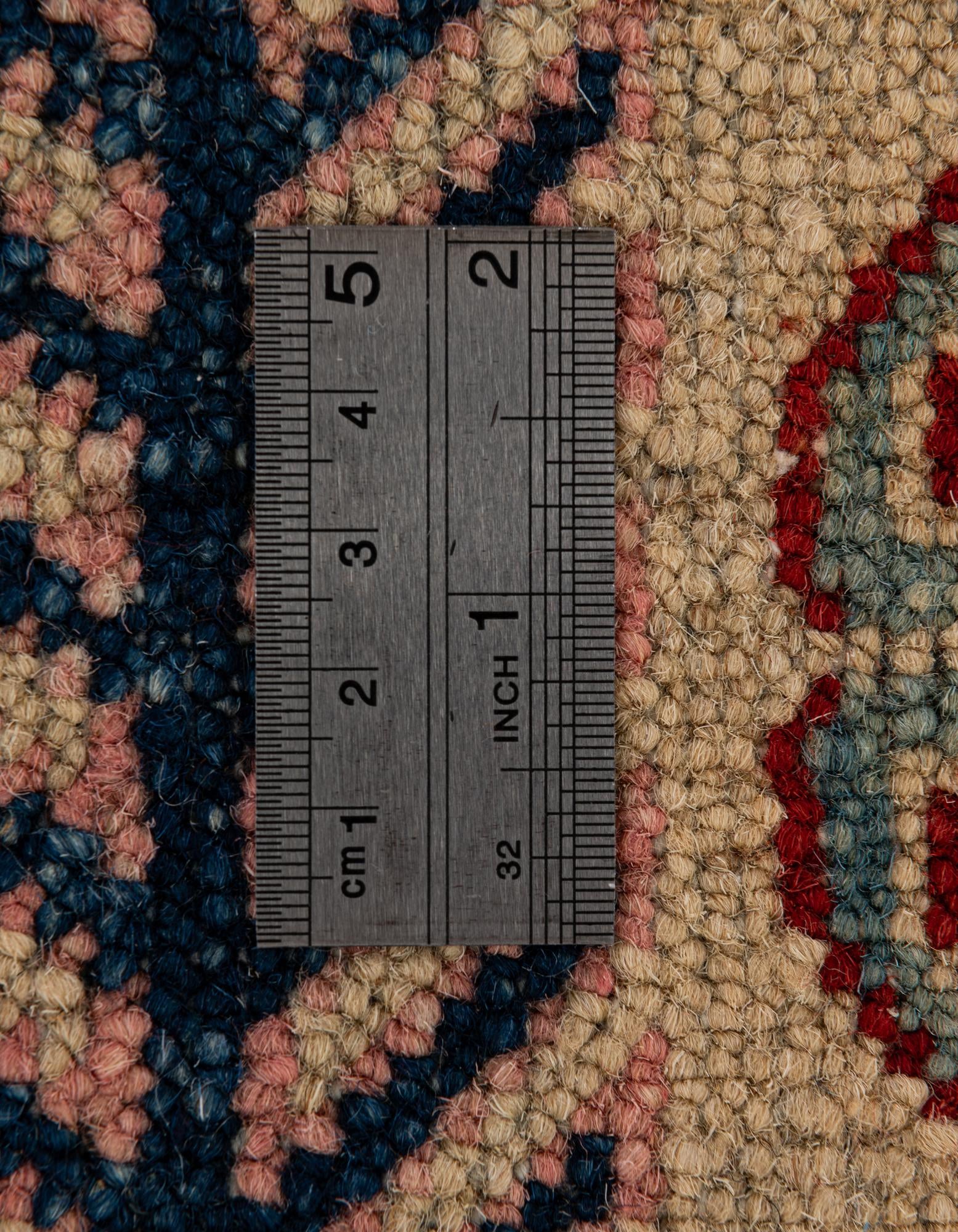 8' 11 x 12' 9 Hand Knotted Ziegler Wool Rug
