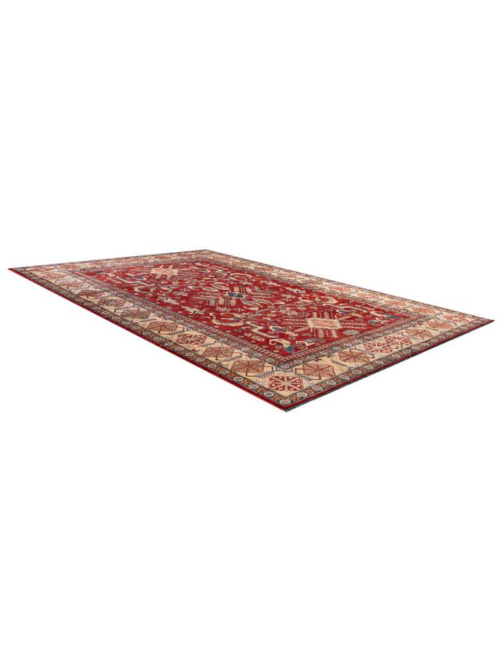 8' 11 x 12' 9 Hand Knotted Ziegler Wool Rug