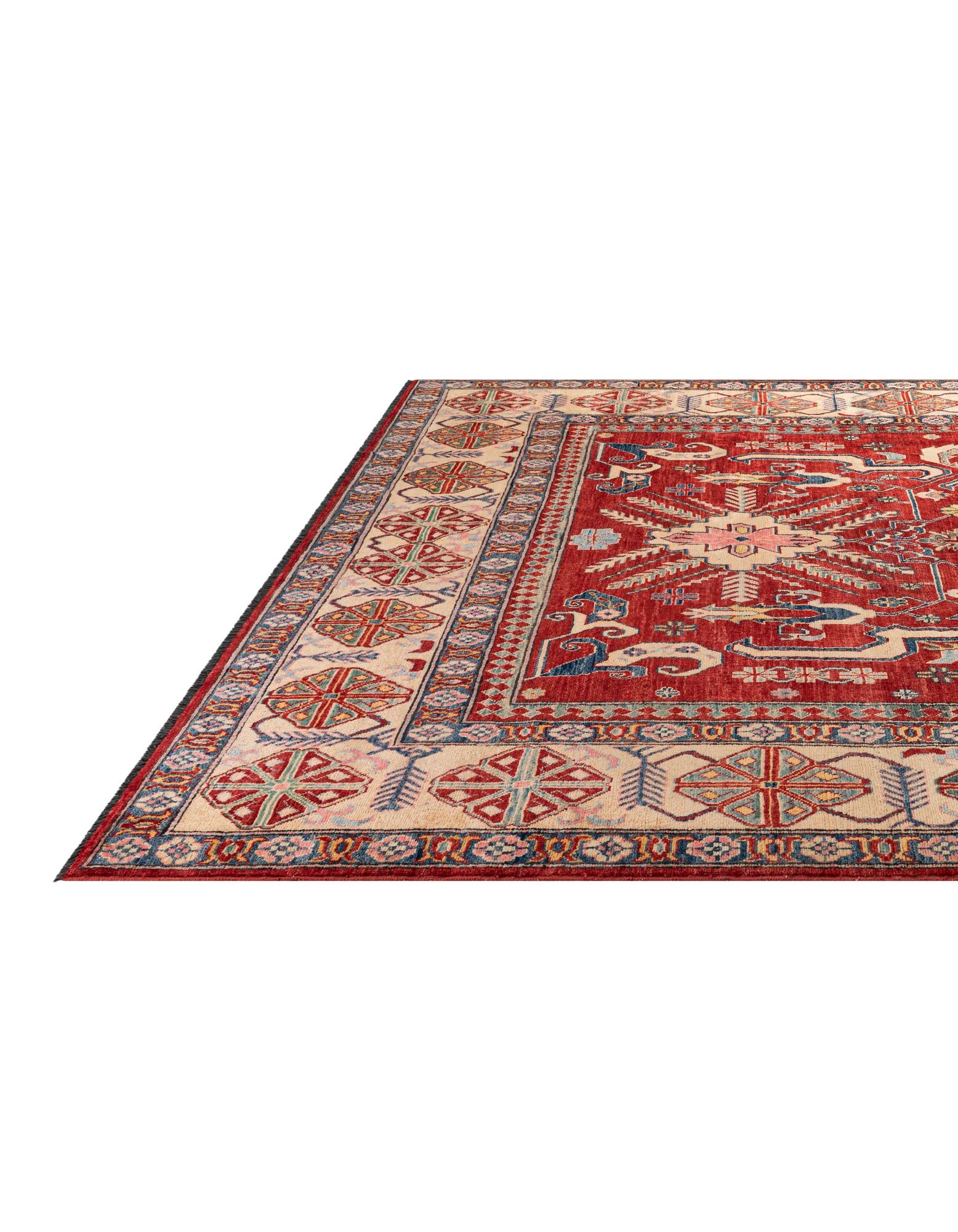 8' 11 x 12' 9 Hand Knotted Ziegler Wool Rug