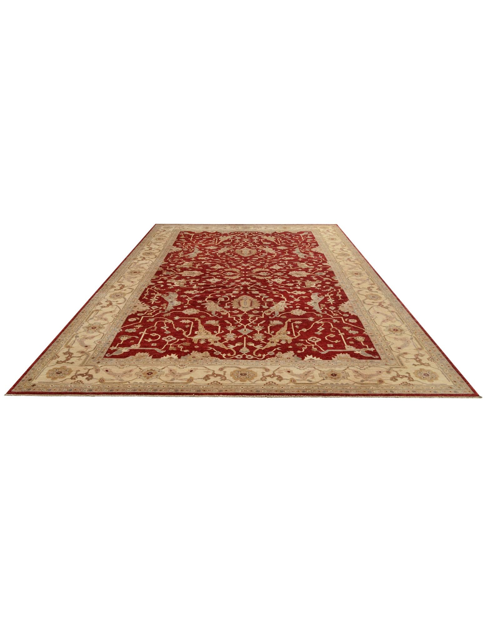11' 11 x 17' 7 Hand Knotted Ziegler Wool Rug
