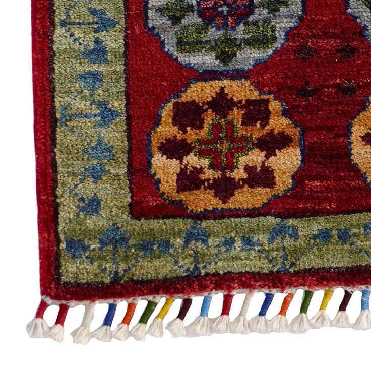 Detail image of 1' 6 x 2' 1 Hand Knotted Ziegler Rug