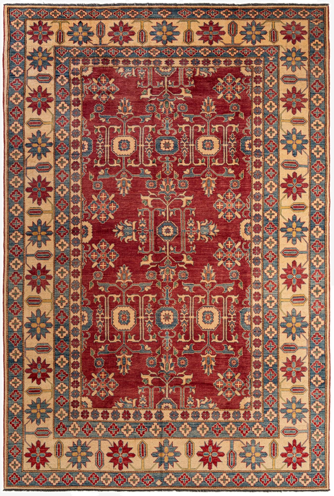 8' 2 x 12' 1  Hand Knotted Ziegler Wool Rug
