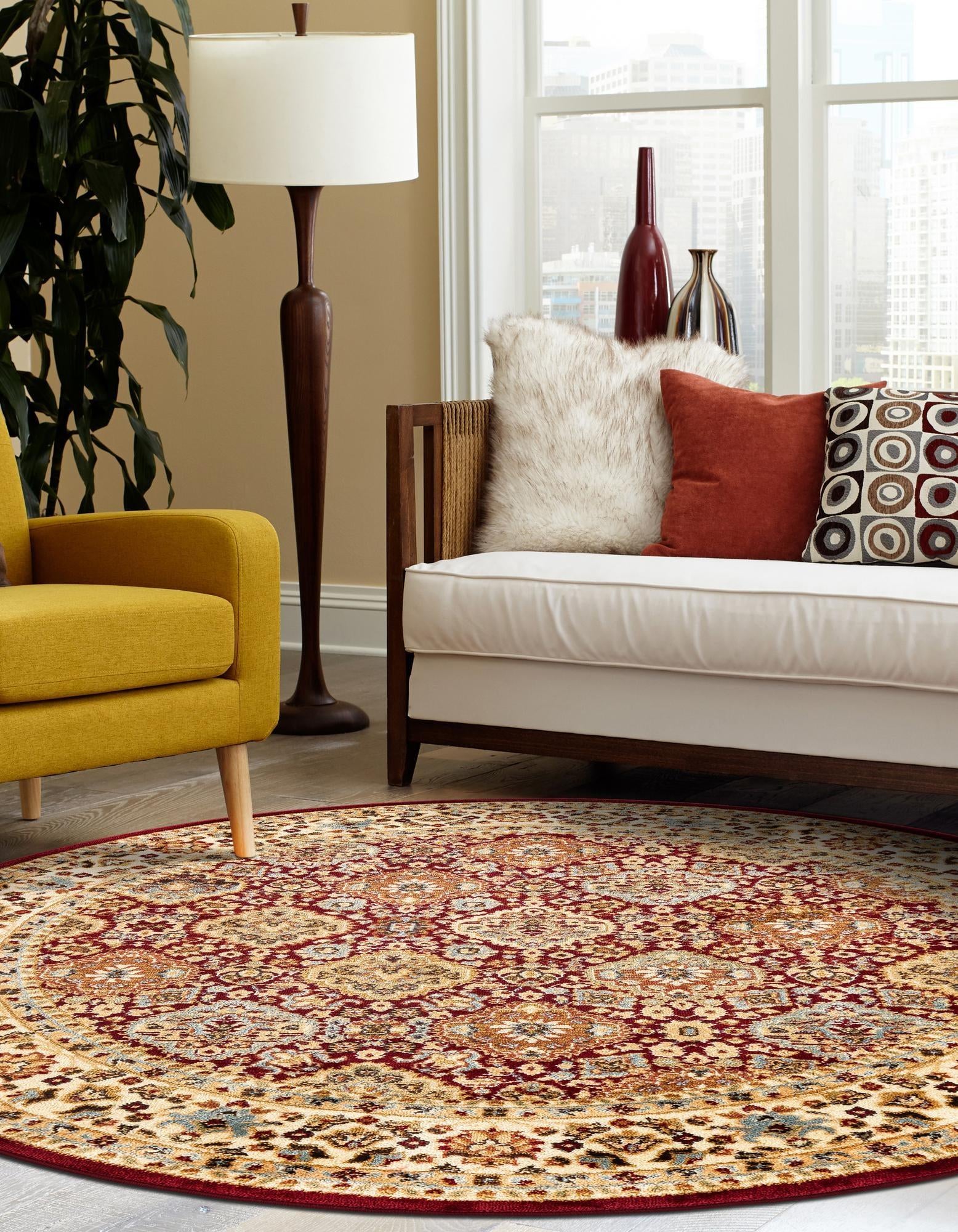 7' 10 x 7' 10 Aditi Round Rug