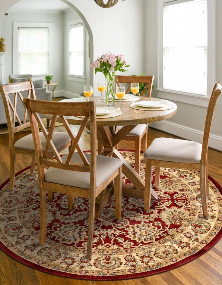 Detail image of 7' 10 x 7' 10 Aditi Round Rug