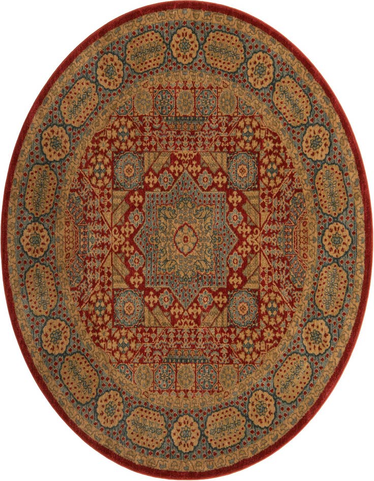 Detail image of 6' x 6' Amina Round Rug