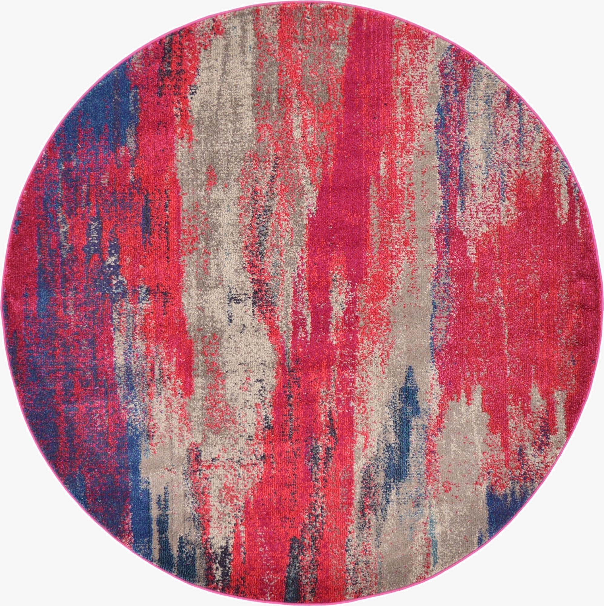 6' x 6'  Washable Barcelona Round Rug