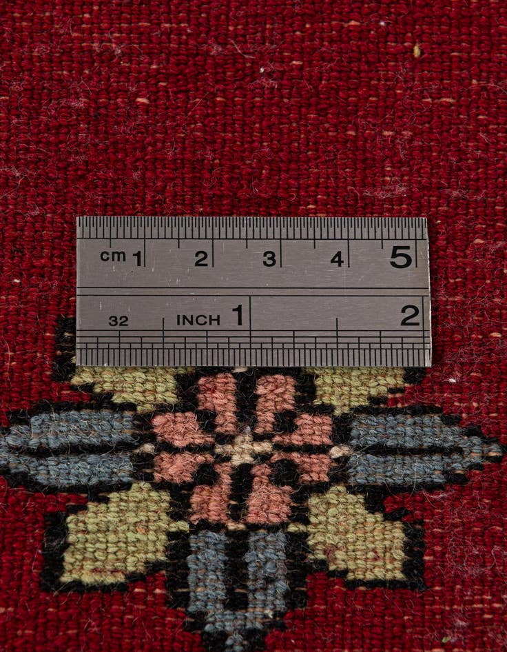 Detail image of 2' 7 x 2' 8  Hand Knotted Bokhara Oriental Wool Round Rug