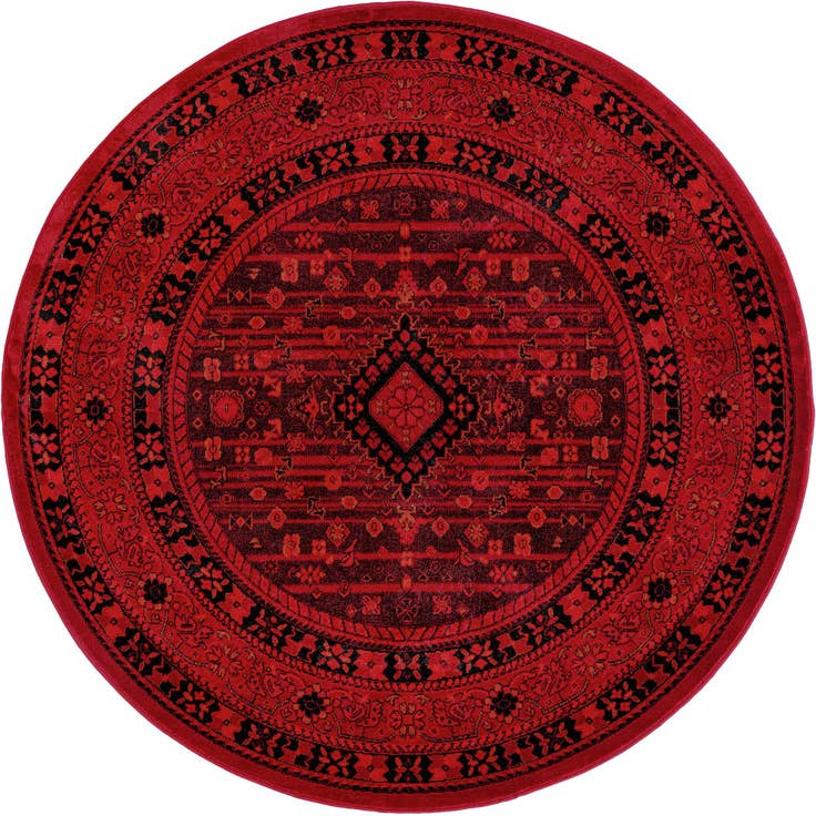 Detail image of 5' 3 x 5' 3 Bokhara Round Rug