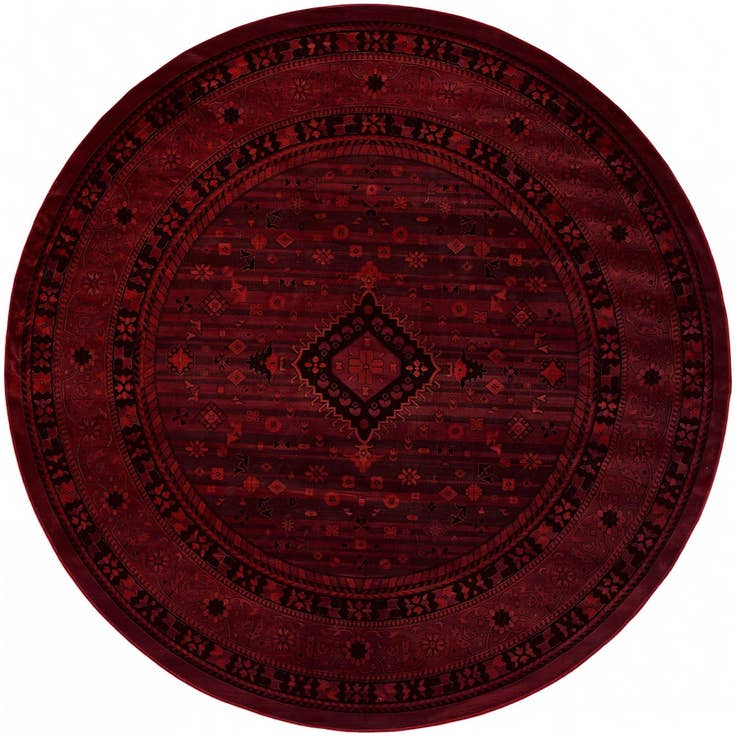 Detail image of 10' x 10' Bokhara Round Rug