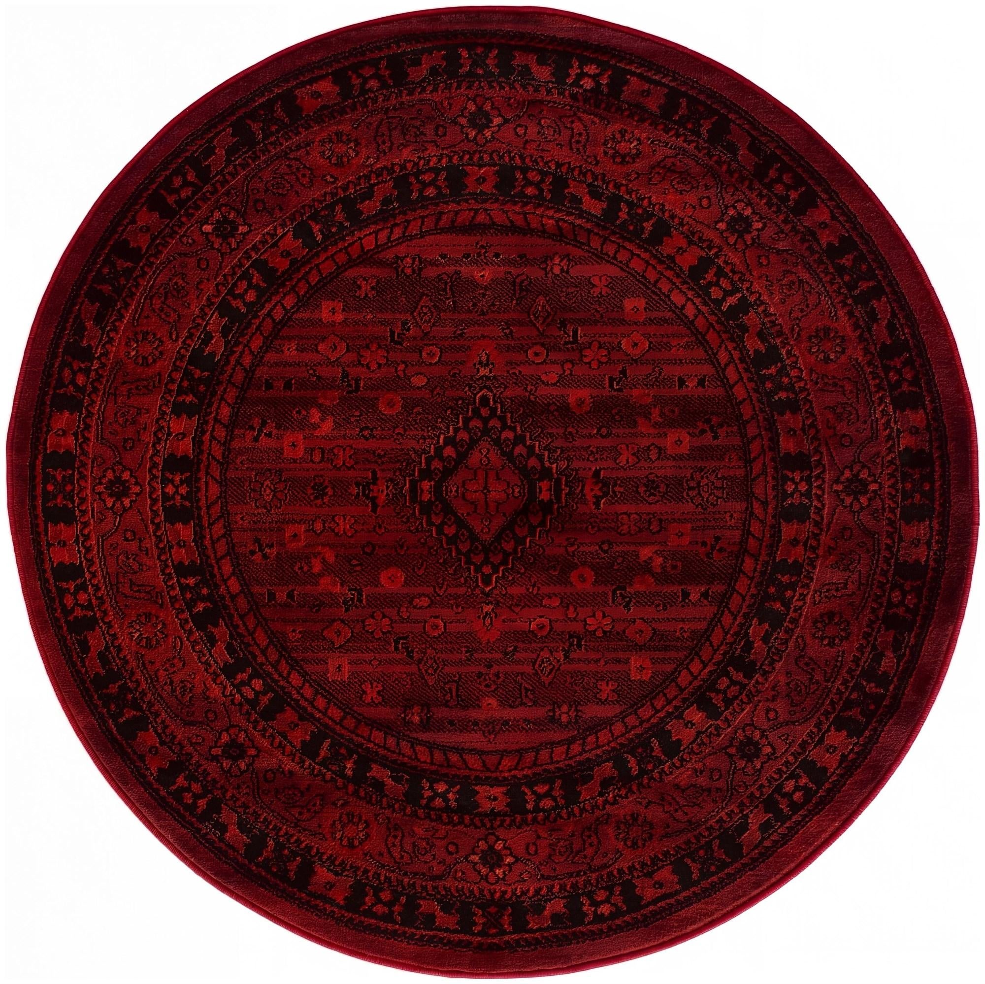 4' 1 x 4' 1 Bokhara Round Rug