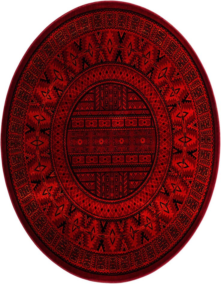 Detail image of 6' 1 x 6' 1 Bokhara Round Rug