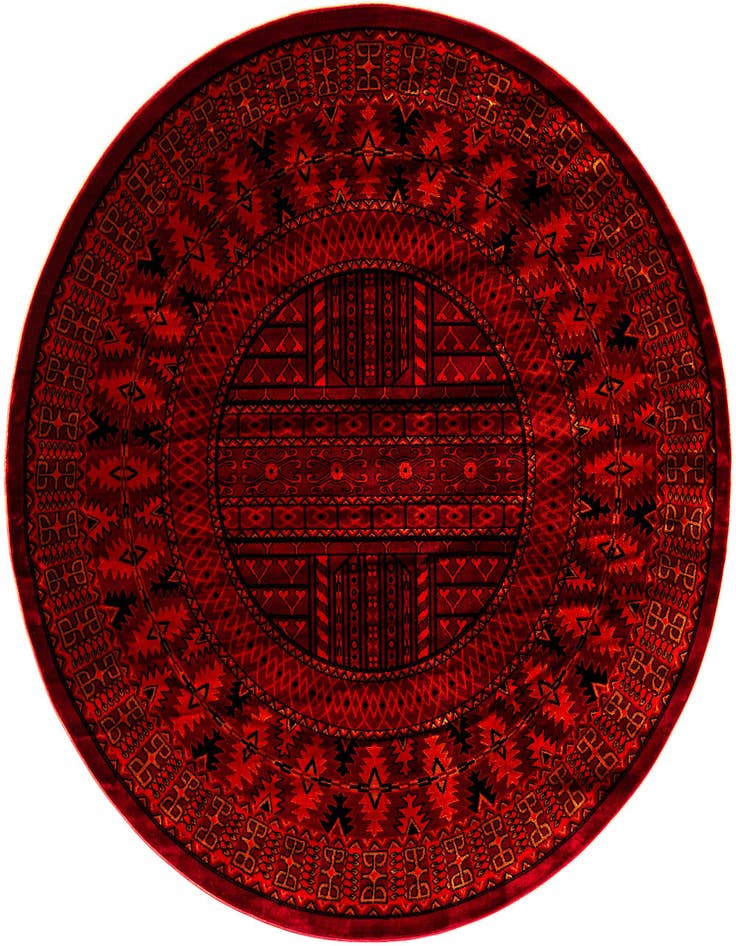 Detail image of 7' 10 x 7' 10 Bokhara Round Rug