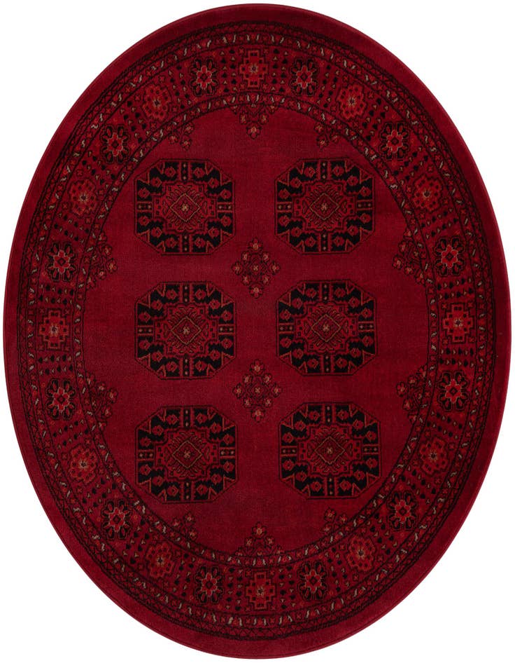 Detail image of 4' 1 x 4' 1 Bokhara Round Rug