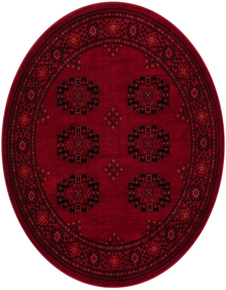 Detail image of 5' 3 x 5' 3 Bokhara Round Rug
