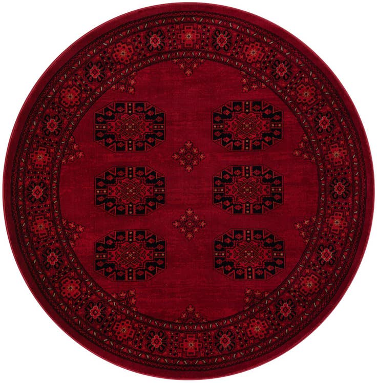 Detail image of 5' 3 x 5' 3 Bokhara Round Rug