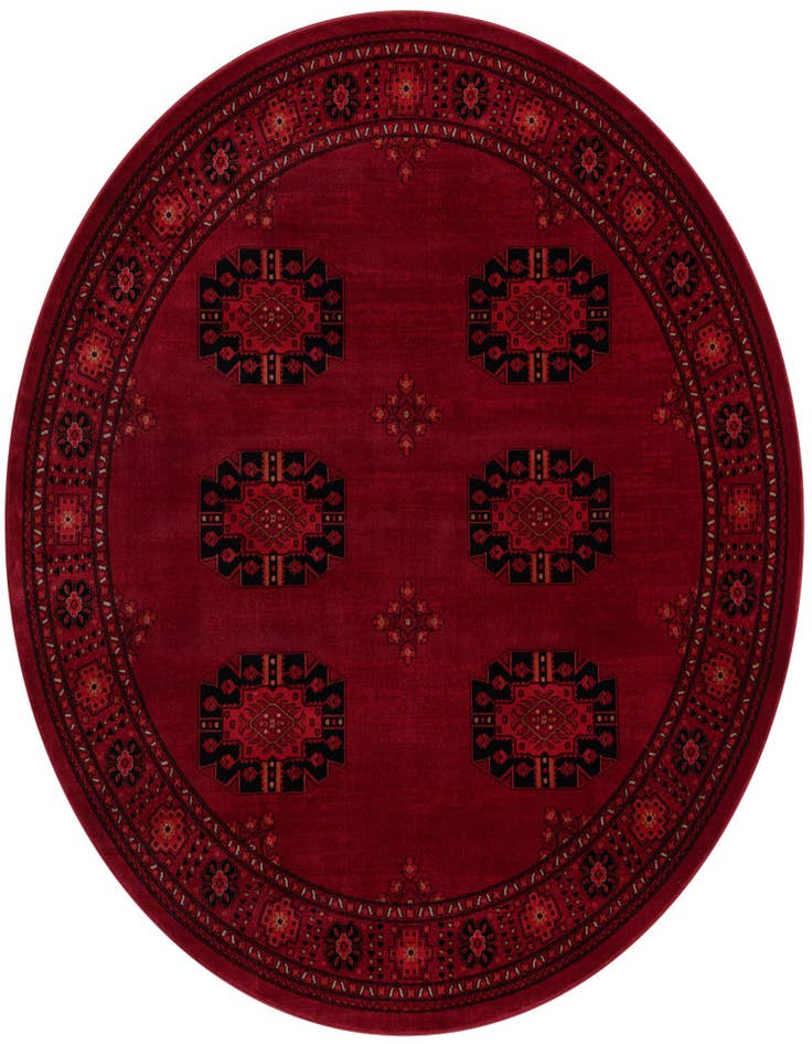 Detail image of 7' 10 x 7' 10 Bokhara Round Rug