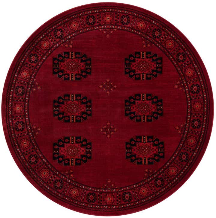 7' 10 x 7' 10 Bokhara Round Rug