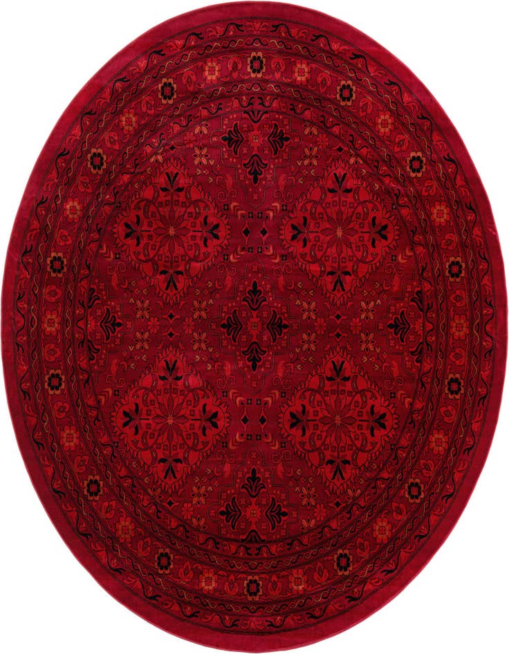 Detail image of 10' x 10' Bokhara Round Rug
