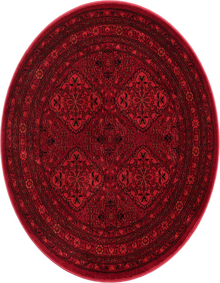 Detail image of 4' 1 x 4' 1 Bokhara Round Rug