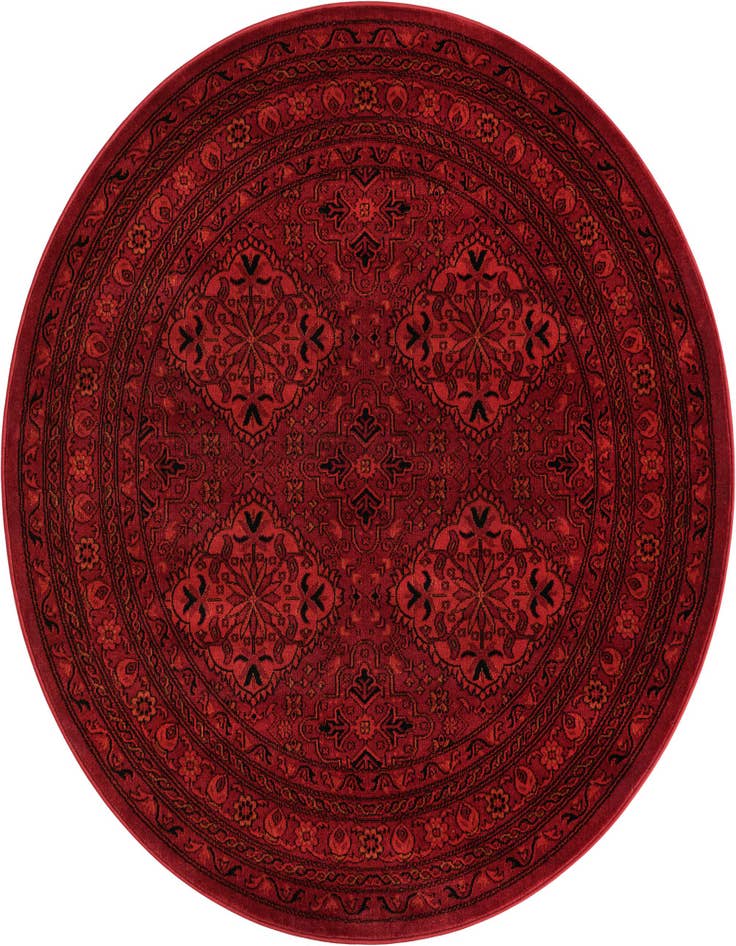 Detail image of 5' 3 x 5' 3 Bokhara Round Rug