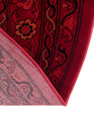 Red Bokhara Round Rug