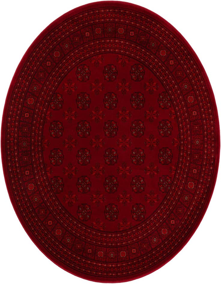 Detail image of 6' 1 x 6' 1 Bokhara Round Rug