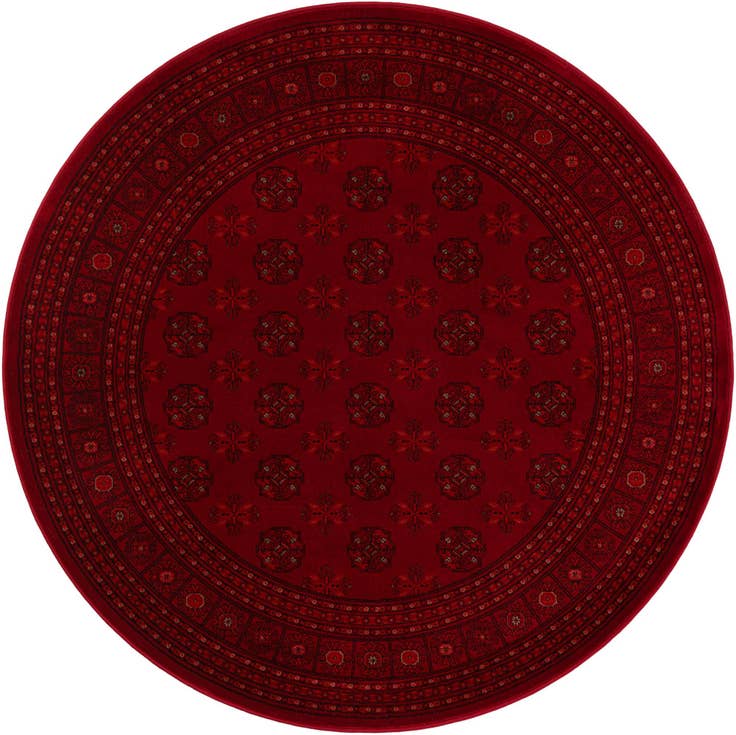 Detail image of 185cm x 185cm Bokhara Alfombra redondo