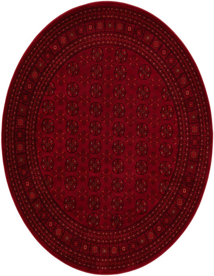 Detail image of 7' 10 x 7' 10 Bokhara Round Rug