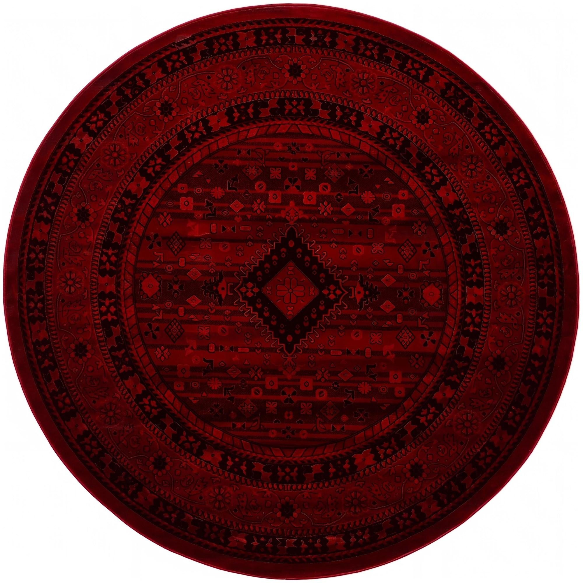 7' x 7' Bokhara Round Rug
