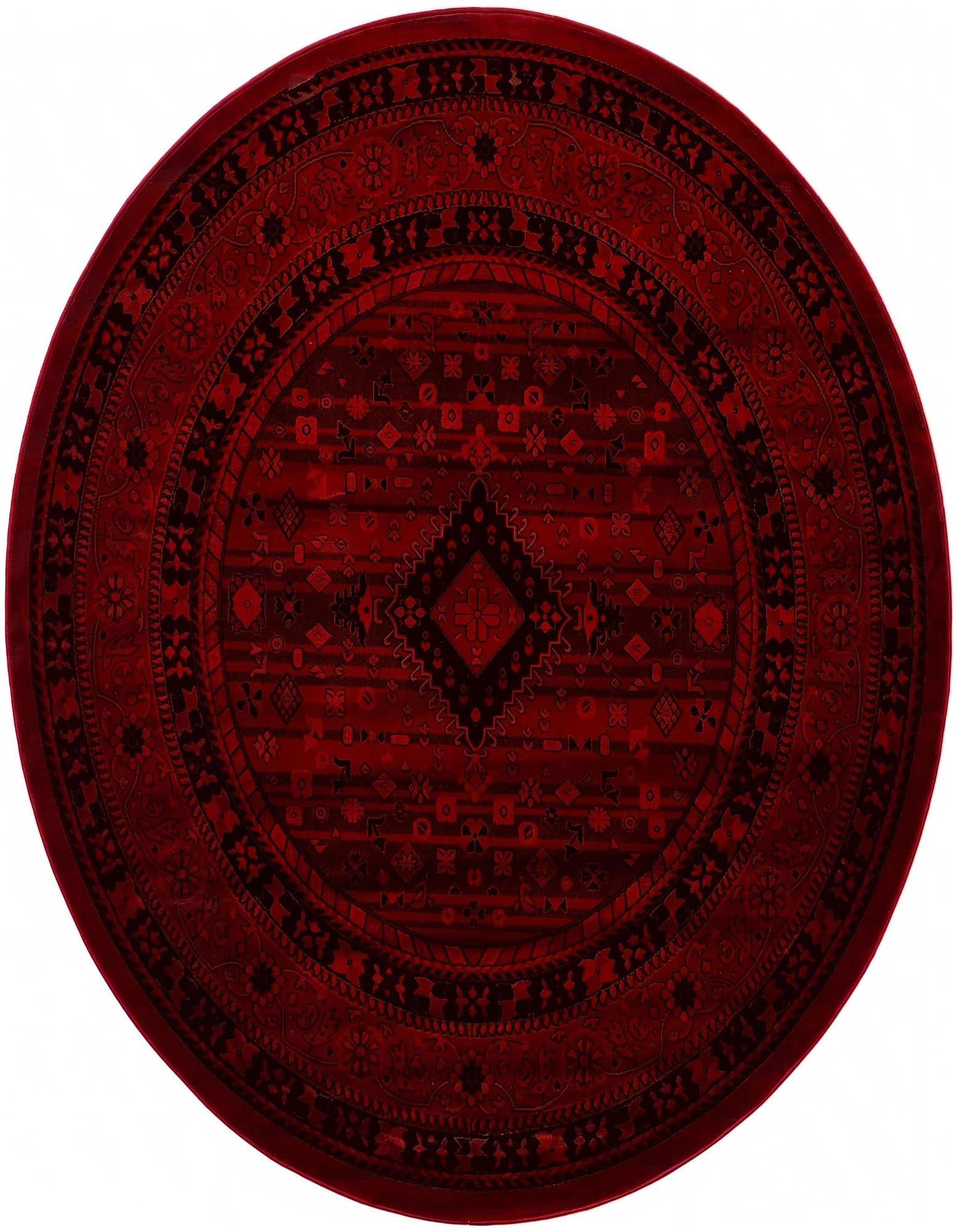 7' x 7' Bokhara Round Rug