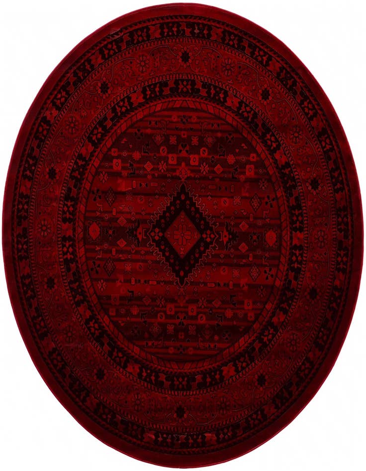 Detail image of 7' x 7' Bokhara Round Rug